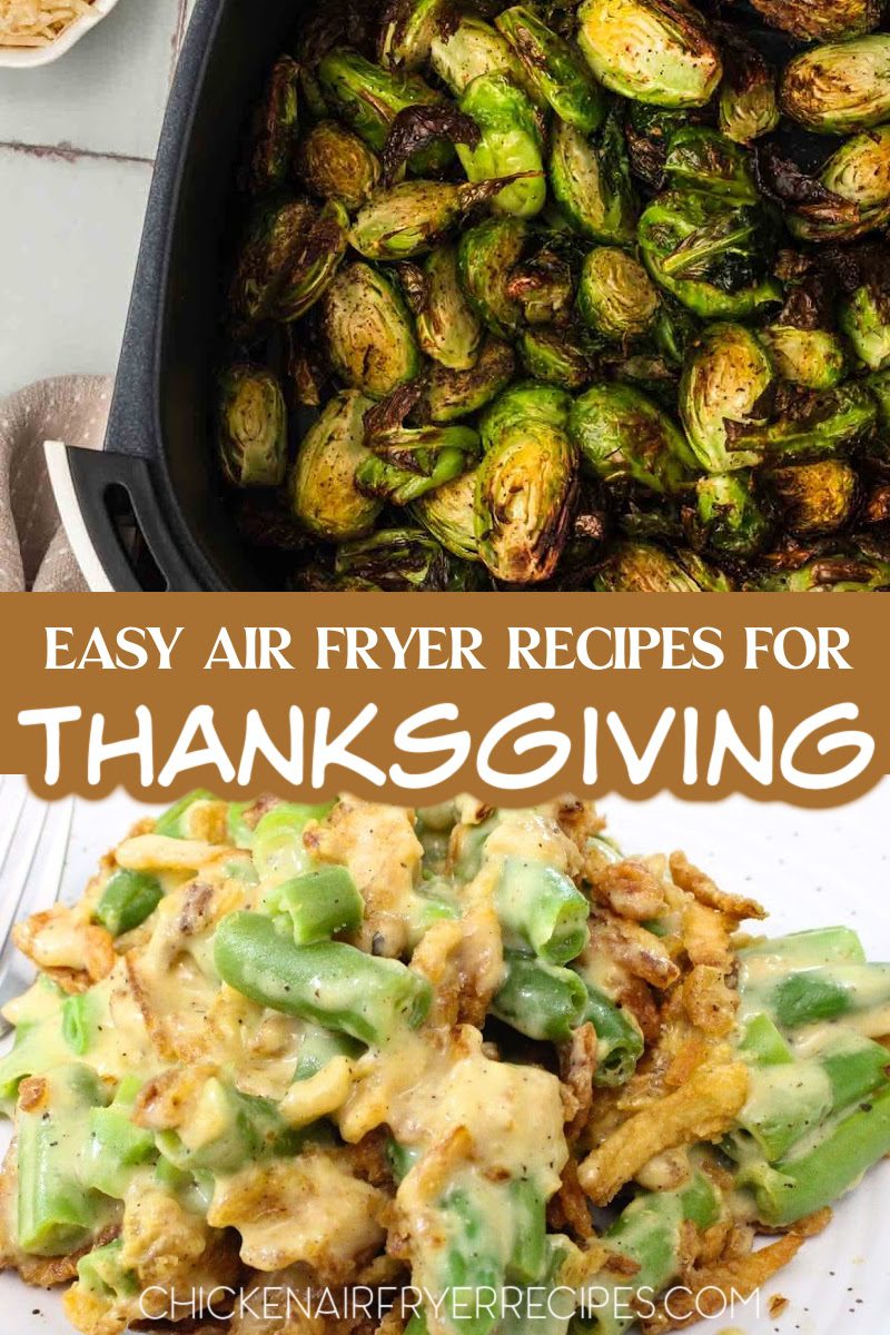 These easy air fryer Thanksgiving recipes not only free up oven space for the perfect turkey, but also save time so you can enjoy holiday gatherings. Air Fryer Turkey Day | Thanksgiving Side Dishes Air Fryer | Quick Thanksgiving Recipes | Space Saving Thanksgiving Cooking | Air Fryer Holiday Recipes | Thanksgiving Dinner Ideas | Easy Holiday Sides | Air Fryer Thanksgiving Side Dishes | Time Saving Thanksgiving Recipes | Make Ahead Thanksgiving | Air Fryer Holiday Cooking