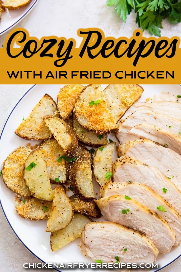 These cozy fall chicken air fryer recipes help make getting cozy at home easier, with affordable recipes that fit the bill for homemade comfort food. Air Fryer Chicken Recipes | Fall Comfort Food Ideas | Easy Chicken Recipes | Budget Friendly Meals | Homemade Comfort Food | Cozy Dinner Ideas | Air Fryer Comfort Food Ideas | Fall Dinner Recipes | Affordable Comfort Meals | Quick Chicken Dinners | Autumn Recipes | Easy Fall Recipes | Comfort Food Recipes | Family Dinner Ideas