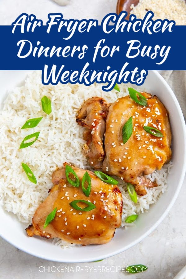 Our air fryer chicken dinners for busy weeknights are not just great because they’re quick; they are also easy dinners to cook. Quick Weeknight Dinners | Easy Chicken Dinner Ideas | 30 Minute Meals | Healthy Air Fryer Recipes | Crispy Chicken Breast | Weeknight Meal Prep | Quick Family Meals | Easy Chicken Thighs | Busy Mom Recipes | One Pan Dinner | Healthy Weeknight Dinners | Air Fryer Dinner Recipes | Quick Protein Meals | Easy Meal Ideas | Chicken Drumsticks Recipe