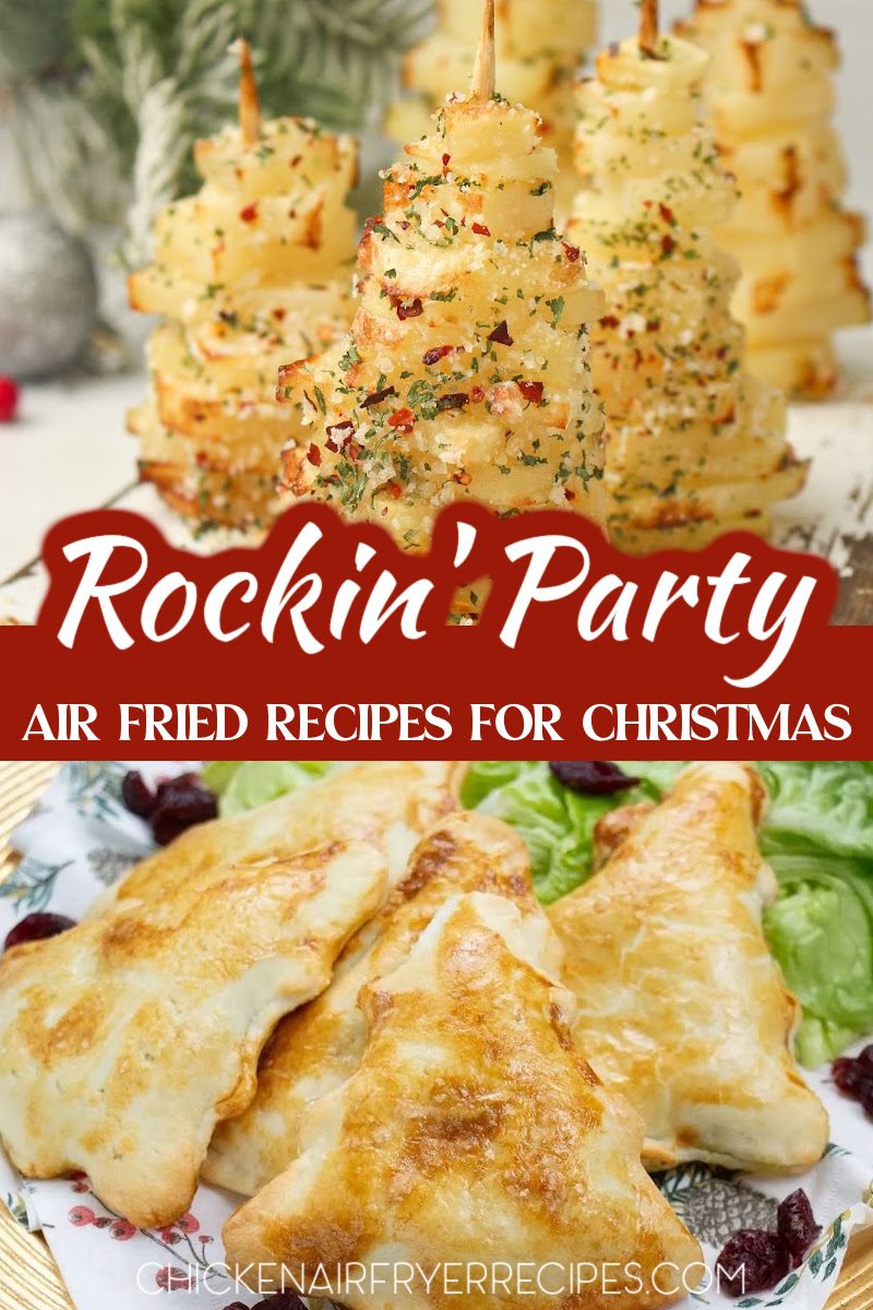 These air fryer Christmas party recipes make hosting any-sized party easier while still serving delicious holiday dishes. Holiday Party Food | Christmas Appetizers | Easy Holiday Cooking | Air Fryer Party Snacks | Festive Finger Foods | Quick Christmas Dishes | Holiday Entertaining Ideas | Air Fryer Appetizers | Christmas Party Menu | Easy Party Food | Festive Air Fryer Meals | Holiday Hosting Tips