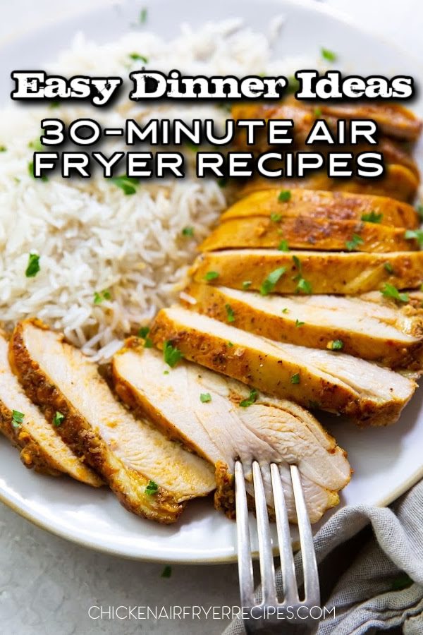 Our 30-minute chicken air fryer recipes can help you get an easy dinner on the table that everyone actually enjoys. Air Fryer Chicken Recipes | 30 Minute Meals | Easy Air Fryer Recipes | Quick Chicken Dinner | Air Fryer Dinner Ideas | Healthy Chicken Recipes | Easy Weeknight Dinners | Air Fryer Meals | Quick And Easy Recipes | Chicken Dinner Ideas | Air Fryer Cooking | Fast Dinner Recipes | Easy Chicken Recipes | Air Fryer Tips | 30 Minute Chicken | Family Dinner Ideas