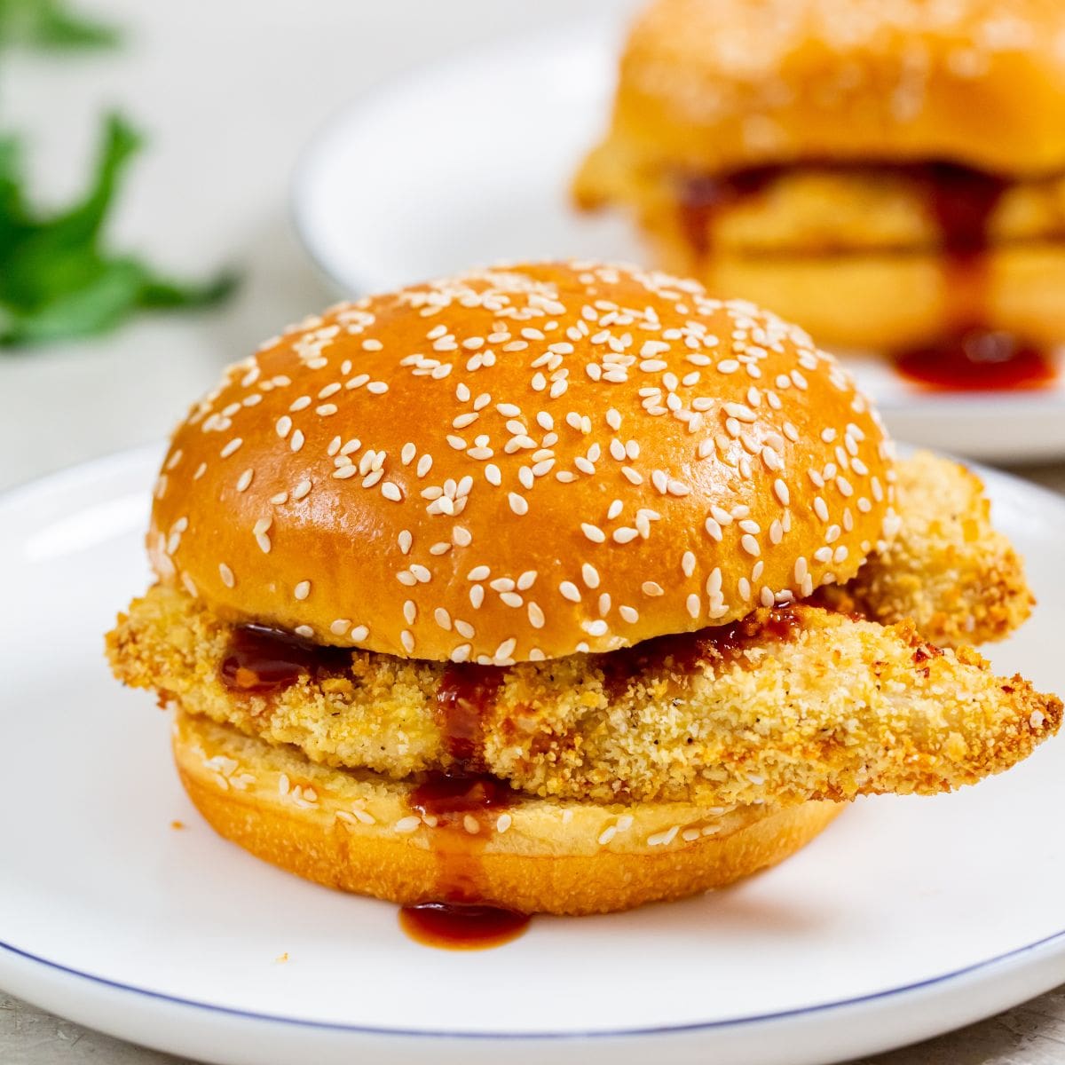 Easy Air Fryer Katsu Chicken Sandwich