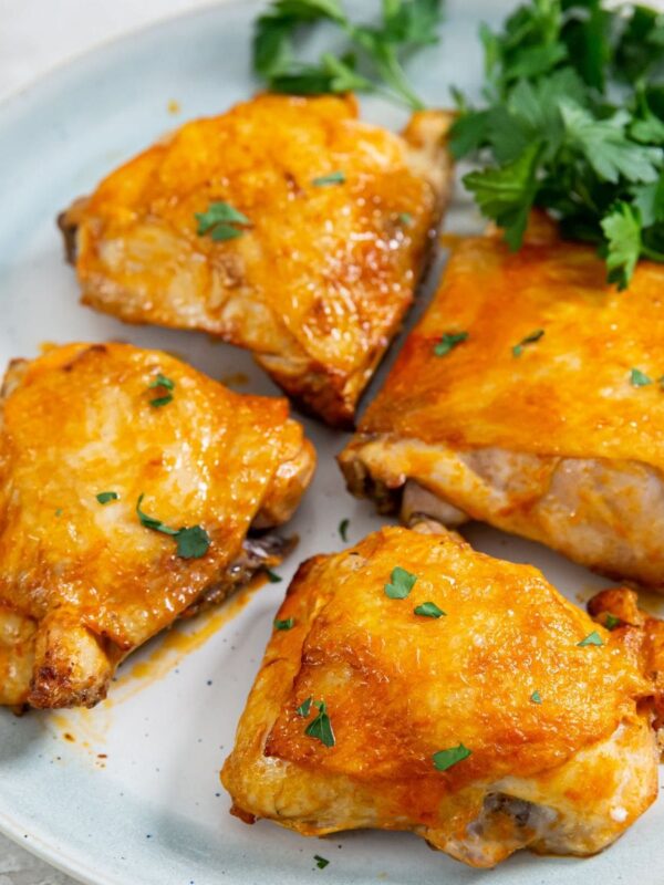 Air Fryer Buffalo Chicken Thighs