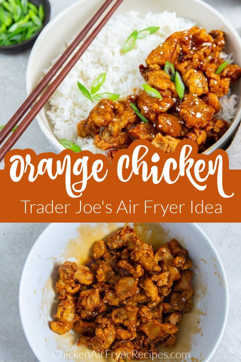 Making Trader Joe&rsquo;s orange chicken stir fry in an air fryer is simple with our easy air fryer Trader Joe&rsquo;s Orange Chicken recipe.