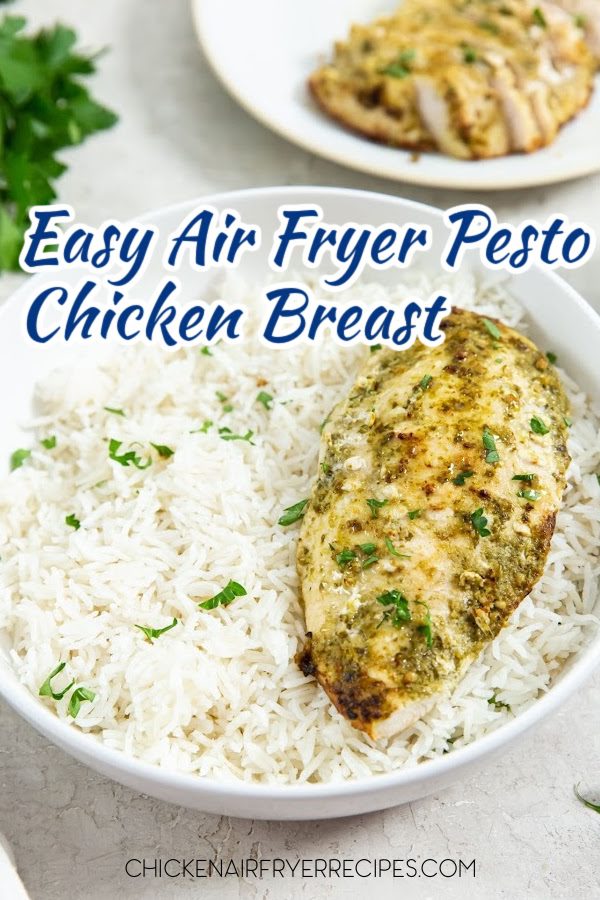 Our air fryer pesto chicken breast recipe is not only an easy dinner, but also a quick way to make a chicken dinner on busy weeknights. Pesto Chicken | Air Fryer Chicken Breast | Easy Chicken Dinner | Quick Weeknight Dinner | Healthy Chicken Recipe | Meal Prep Chicken | Boneless Skinless Chicken Breast | Air Fryer Recipes | Easy Air Fryer Dinner | Low Carb Chicken | High Protein Dinner | Two Ingredient Recipe | Basil Pesto Chicken | Easy Dinner Ideas | Budget Friendly Meals