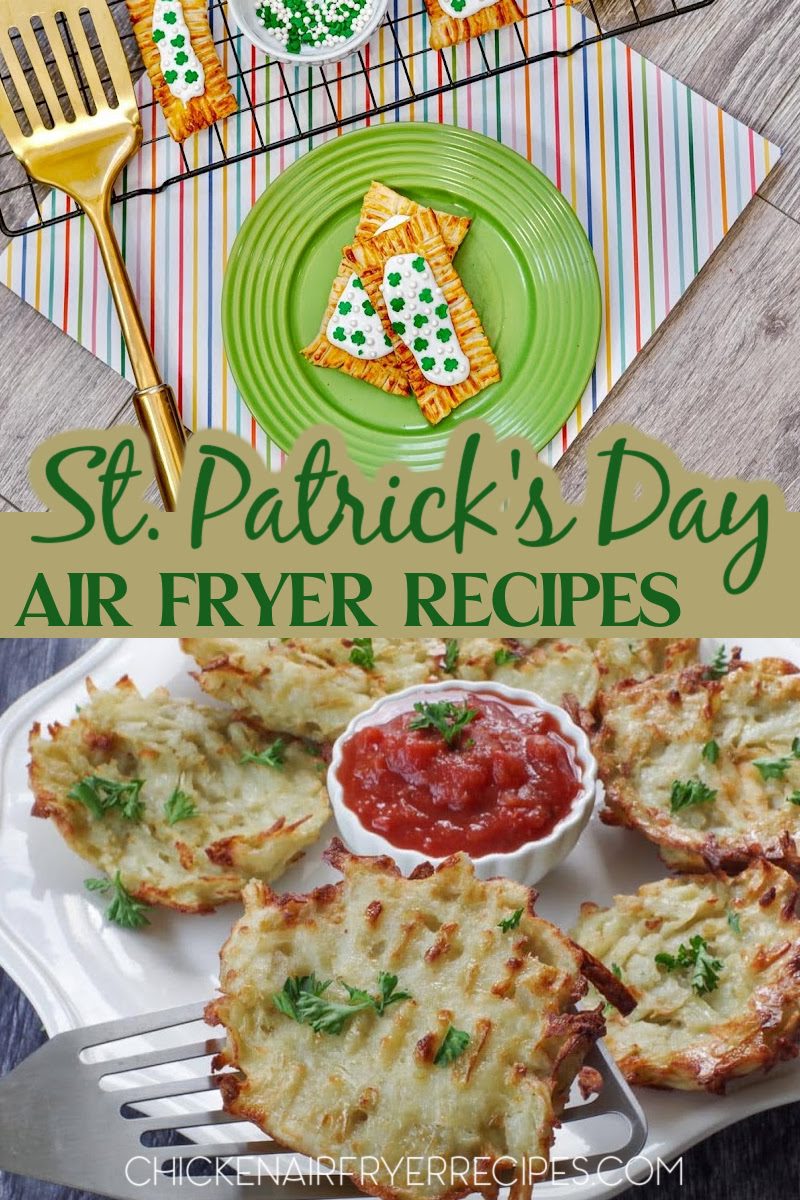 These easy St. Patrick&rsquo;s Day air fryer recipes can help you celebrate Irish culture and feed a crowd at your celebration! St. Patrick's Day Air Fryer Food | Easy St. Patrick's Day Recipes | Air Fryer Irish Recipes | Air Fryer Corned Beef And Cabbage | St. Patrick's Day Appetizers Air Fryer | Air Fryer Irish Soda Bread | Quick St. Patrick's Day Dinner Ideas | Air Fryer Green Recipes St. Patrick's Day | St. Patrick's Day Party Food Air Fryer | Easy Irish Food Air Fryer Recipes