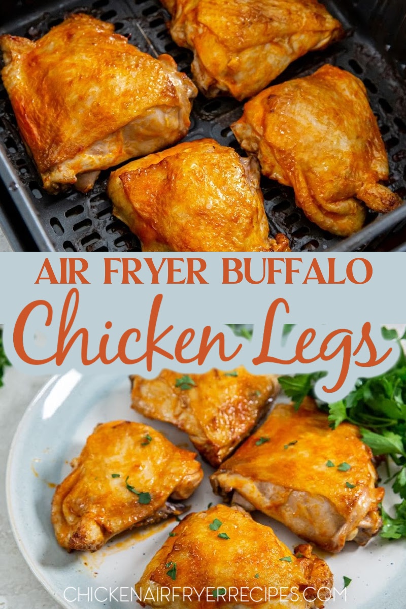 Our easy air fryer buffalo chicken legs recipe redefines easy chicken dinner ideas with quick cooking times and crispy, saucy bites.
