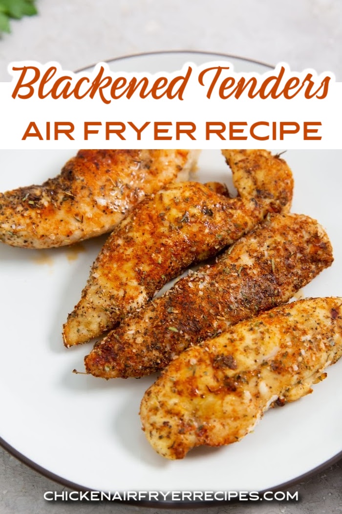 Our easy air fryer blackened chicken tenders recipe is an easy way to get dinner on the table, even with picky eaters to feed.