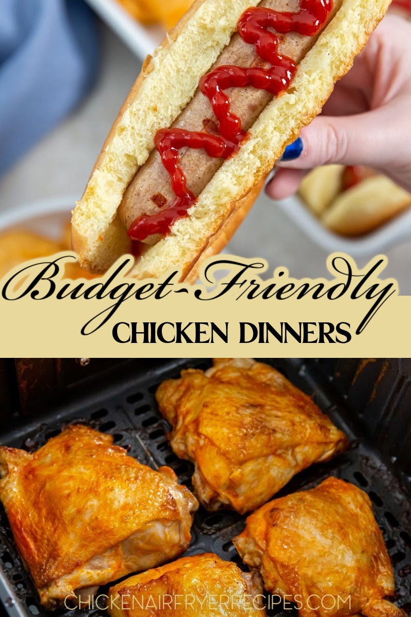 Our budget-friendly air fryer chicken recipes are simple dinner ideas that can feed a crowd or be a family dinner on busy weeknights.