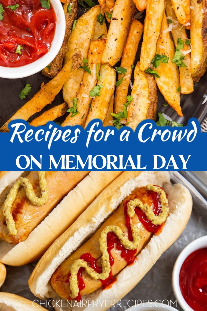 These incredibly easy Memorial Day air fryer recipes allow us to spend less time in the kitchen and more time enjoying the sun outside.