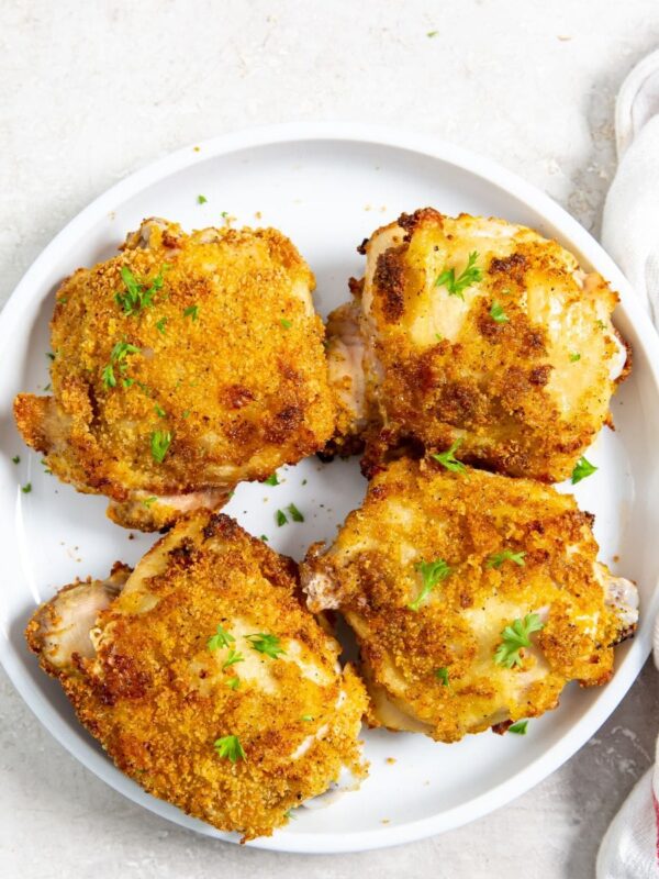 Easy Air Fryer Shake N Bake Chicken Thighs