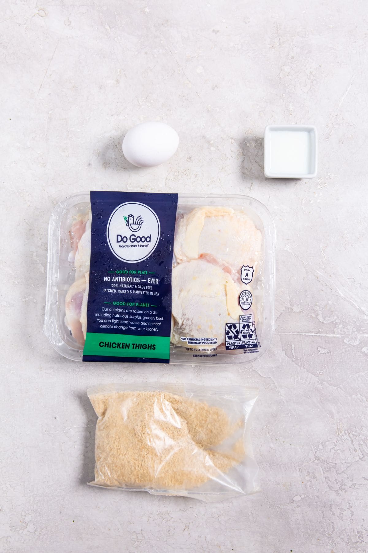 Air Fryer Shake N Bake Chicken Thighs ingredient photo for air fryer shake n bake chicken thighs