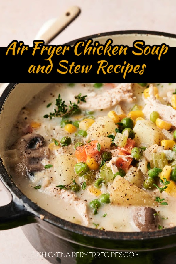 Nothing beats a warm bowl of soup on a cold day - try these easy air fryer chicken soup and stew recipes for cozy homemade comfort.
