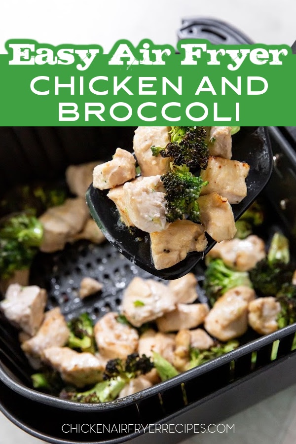 Our air fryer chicken and broccoli recipe is a quick, healthy dinner idea that can be served with rice for a complete meal in under half an hour.