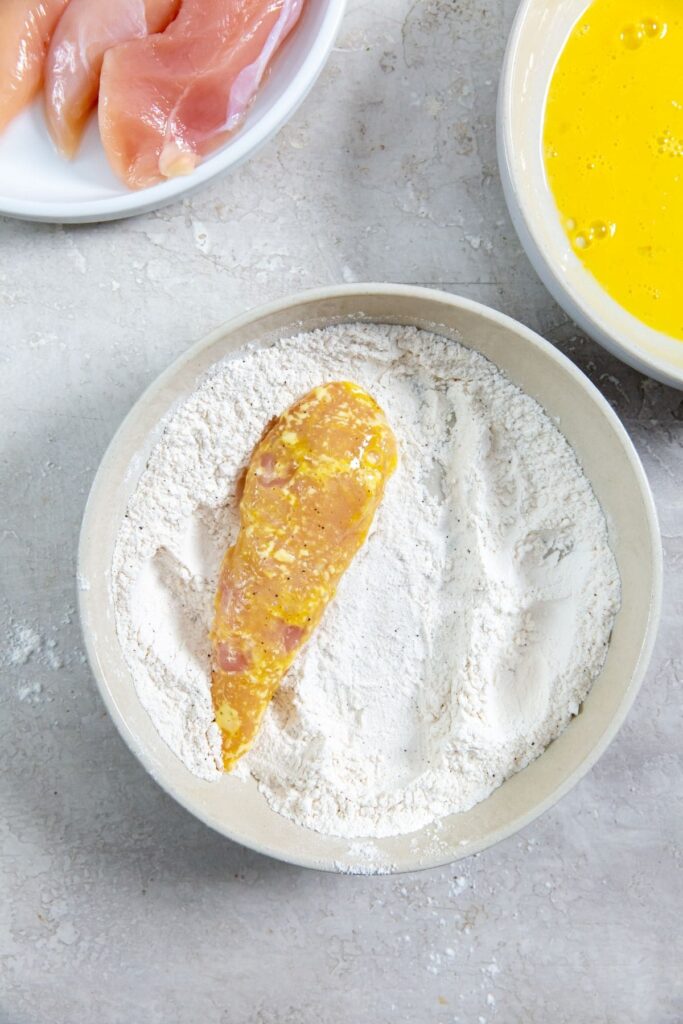 Easy Air Fryer Chicken Tenders With Flour chicken in flour