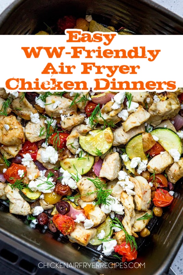 You won’t have to make separate meals for the family while on Weight Watchers with these easy WW-friendly air fryer chicken dinners.
