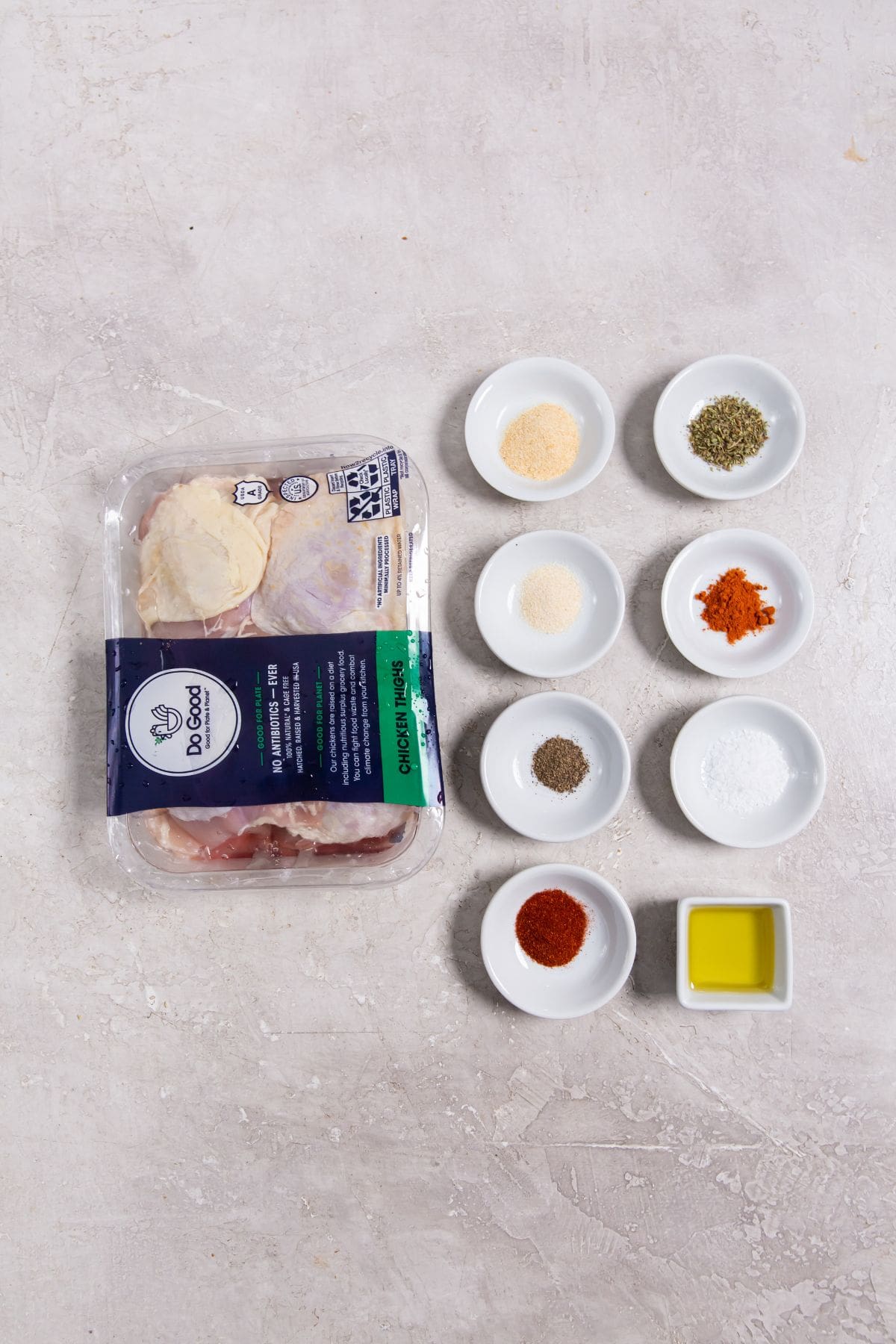 Air Fryer Blackened Chicken Thighs ingredient photo for air fryer blackened chicken thighs