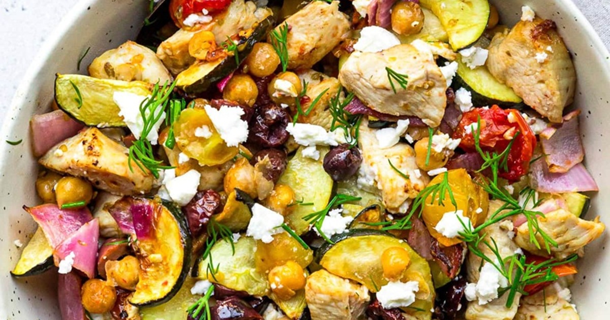 Easy WW-Friendly Air Fryer Chicken Dinners Air Fryer Greek Chicken in a Bowl