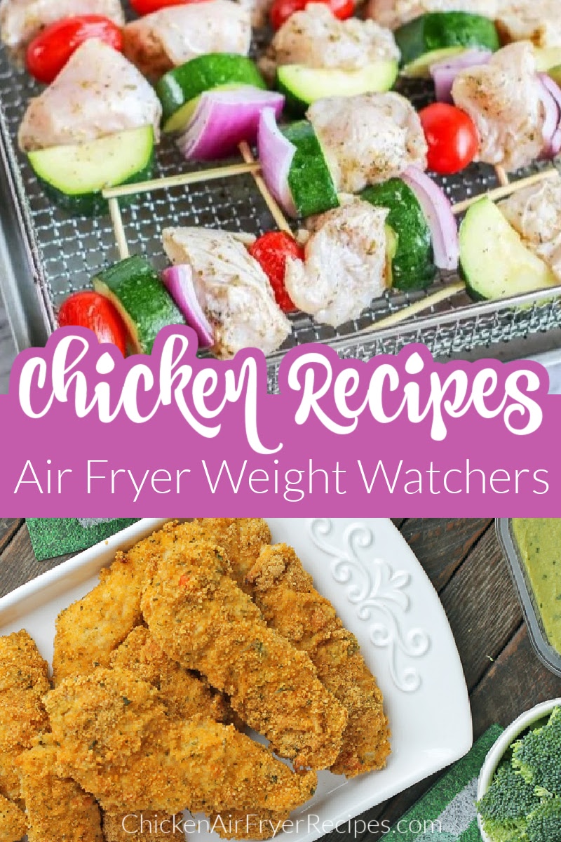 Weight Watchers allows us to turn meals into points for easier meal tracking for weight loss; these Weight Watchers air fryer chicken recipes are low in points.