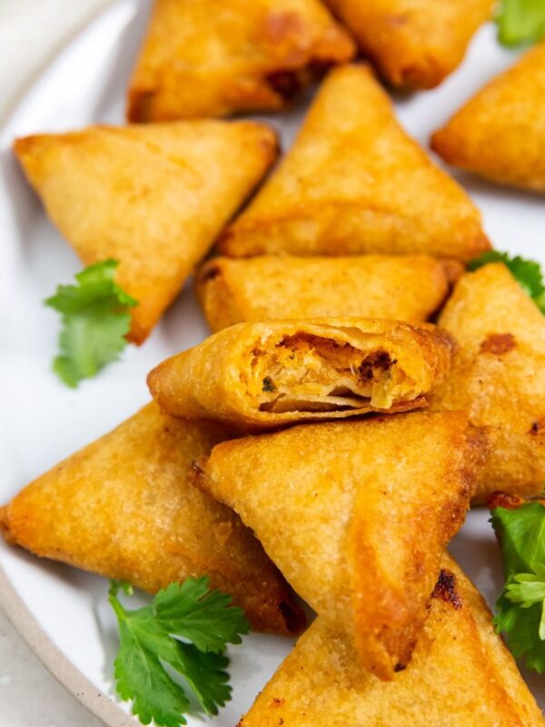 Air Fryer Mini Chicken Tikka Samosas