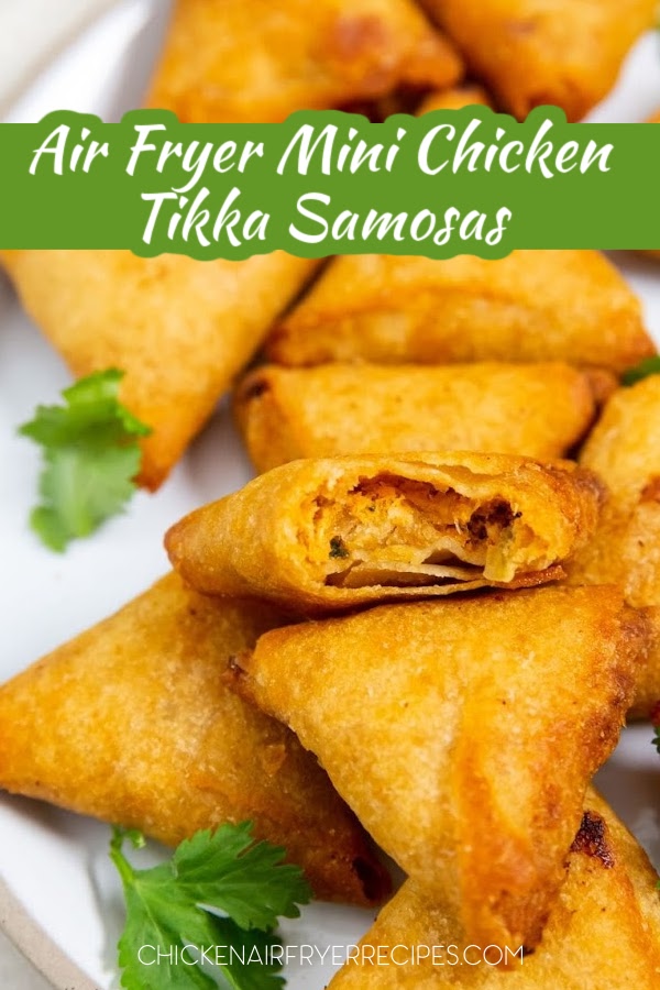 Our air fryer mini chicken tikka samosas cook perfectly from frozen every time, whether you need a quick snack or party appetizers for a crowd.