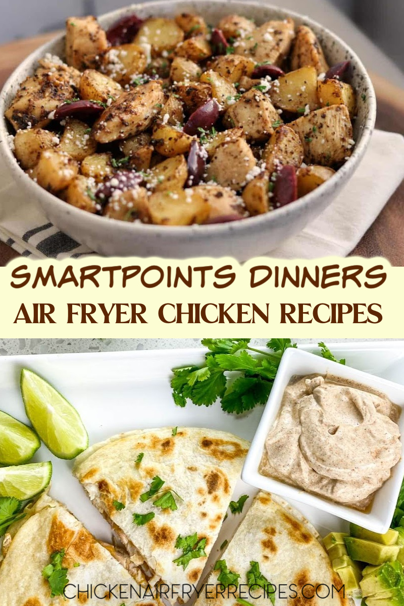 These low SmartPoints air fryer chicken breast recipes help make staying on track with Weight Watchers meal plans much easier and quicker.