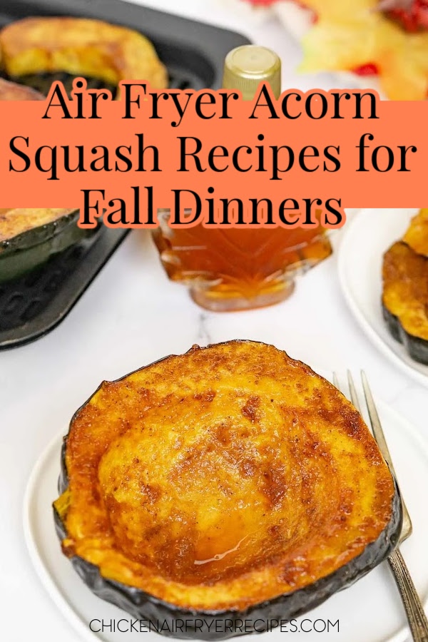 These delicious acorn squash air fryer recipes are perfect for a fall Thanksgiving dinner, but can be made year-round as an easy side dish.