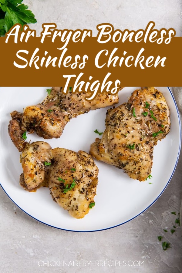 Meal prep is easy and affordable with our air fryer boneless skinless chicken thighs recipe you can put together in under half an hour.