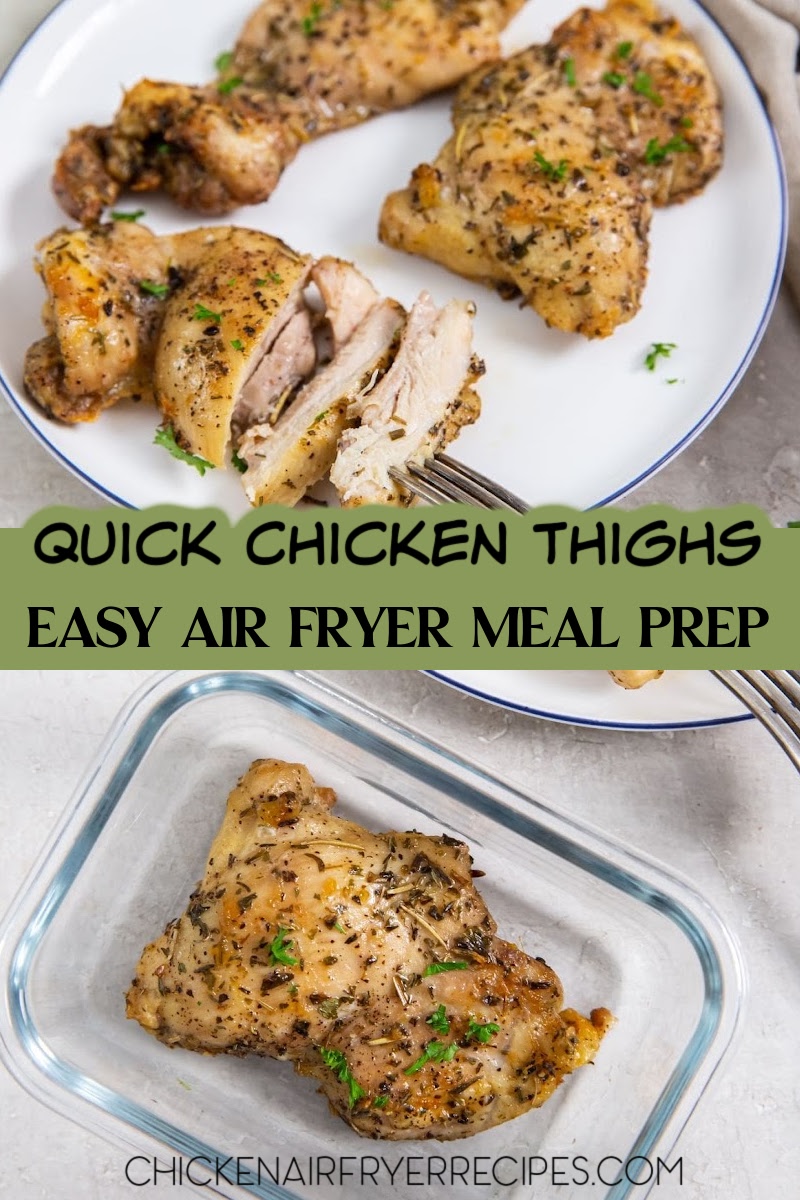 Meal prep is easy and affordable with our air fryer boneless skinless chicken thighs recipe you can put together in under half an hour.