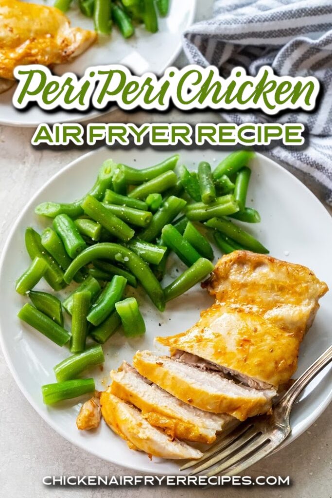 Our easy air fryer peri peri chicken recipe is a quick dinner idea that turns a chicken and rice dinner into something more unique.