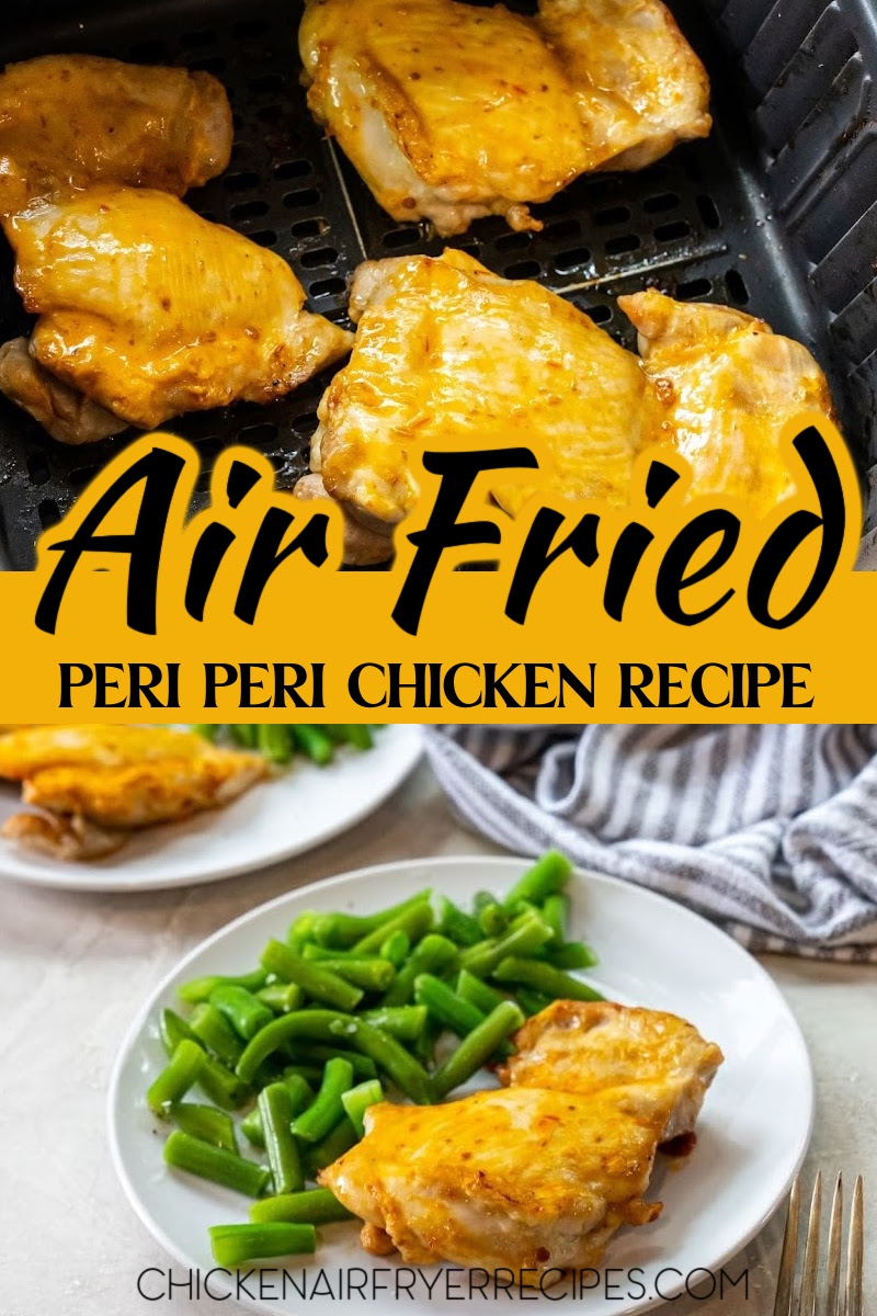 Our easy air fryer peri peri chicken recipe is a quick dinner idea that turns a chicken and rice dinner into something more unique.