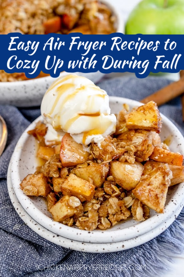 Try these cozy fall air fryer recipes on chilly or busy weeknights when you want a fall meal that uses easy air fryer recipes.