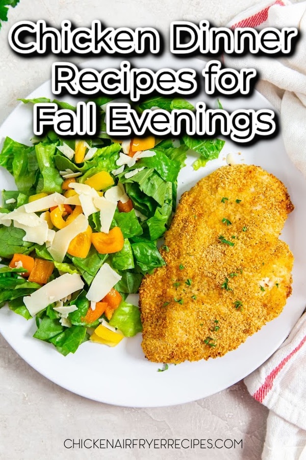 Using fall chicken breast recipes to make in your air fryer is a good way to free up time while still enjoying a delicious and easy chicken dinner.