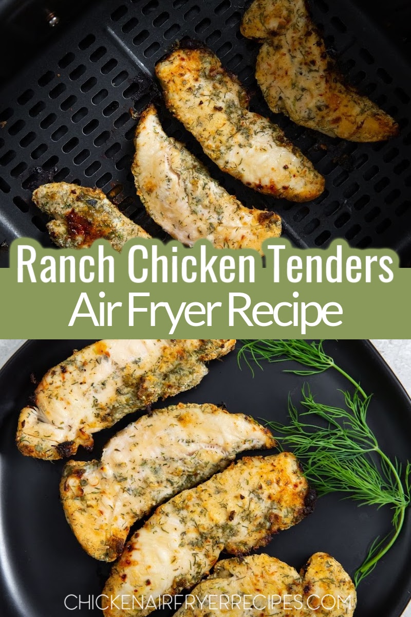 Our easy air fryer ranch chicken tenders are crispy, juicy, and full of ranch flavor! Ready in 15 minutes with simple ingredients.
