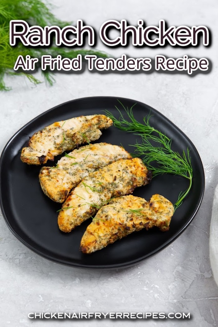Our easy air fryer ranch chicken tenders are crispy, juicy, and full of ranch flavor! Ready in 15 minutes with simple ingredients.