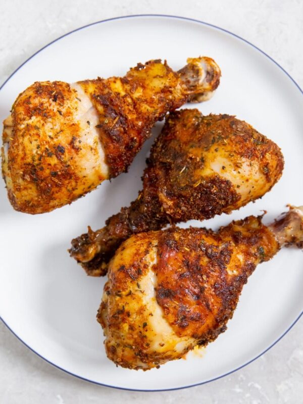 Easy Air Fryer Chicken Legs with Dry Rub