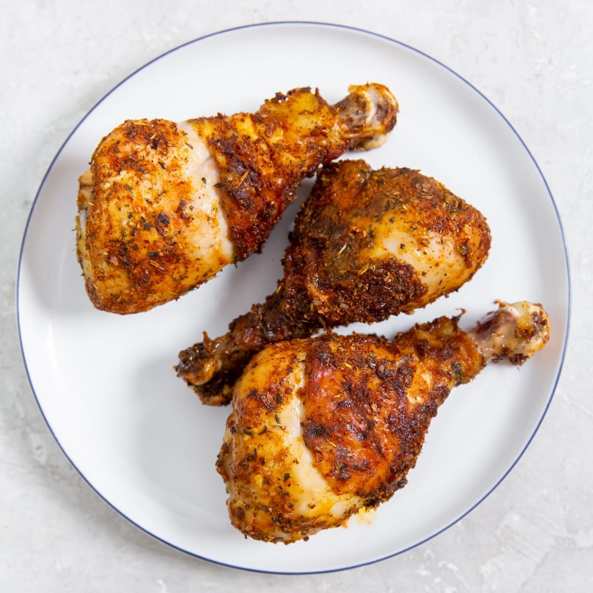 Easy Air Fryer Chicken Legs with Dry Rub