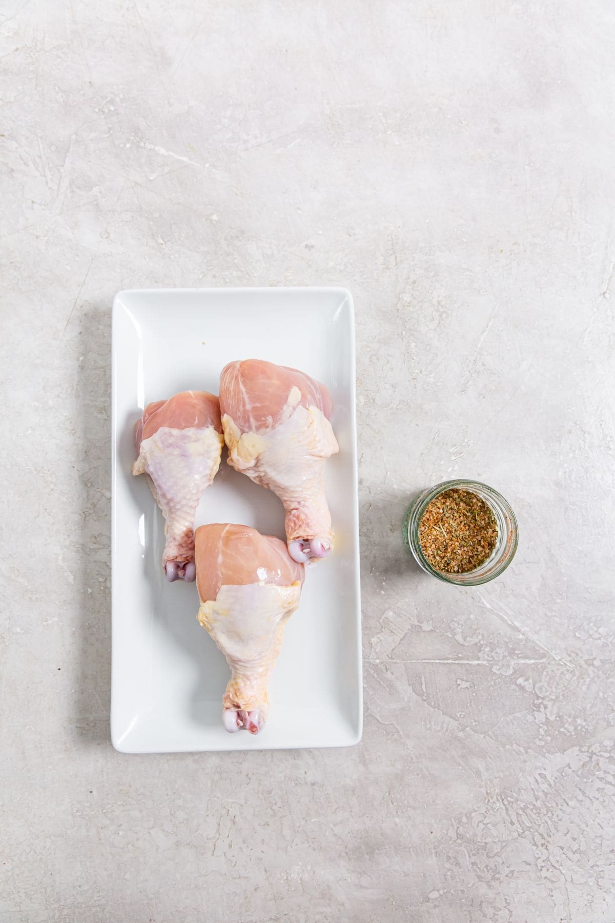 Easy Air Fryer Chicken Legs with Dry Rub ingredient photo for air fryer chicken legs with keto dry rub